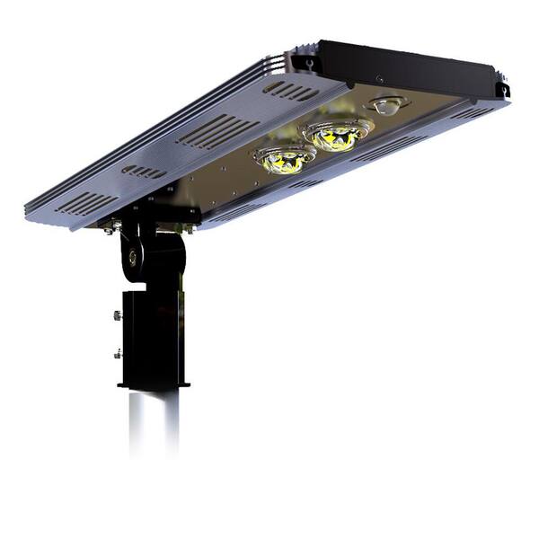 eLEDing Solar Power SMART 2400LM Motion Sensing Outdoor Integrated CREE LED Brown Street Area Light