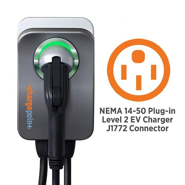 ChargePoint Home Flex Level-2 WiFi NEMA 14-50 Plug Electric