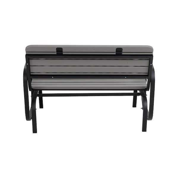 Isabela metal retro discount glider bench august grove