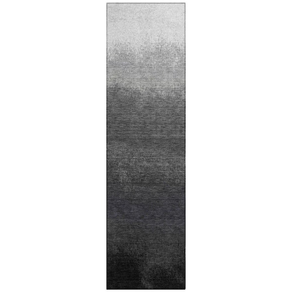 Chantille Machine Washable Indoor/Outdoor Abstract ACN2012 Gray 2 ft. 3 in. x 7 ft. 6 in. Runner Rug