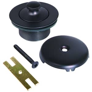 Lift & Turn Drain Kit with One Hole Faceplate, 1.5 in. IPS Coarse Thread, Bracket and Screw in Oil Rubbed Bronze