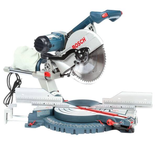 Bosch 15 Amp Corded 12 in. Dual Bevel Slide Miter Saw with Upfront Controls