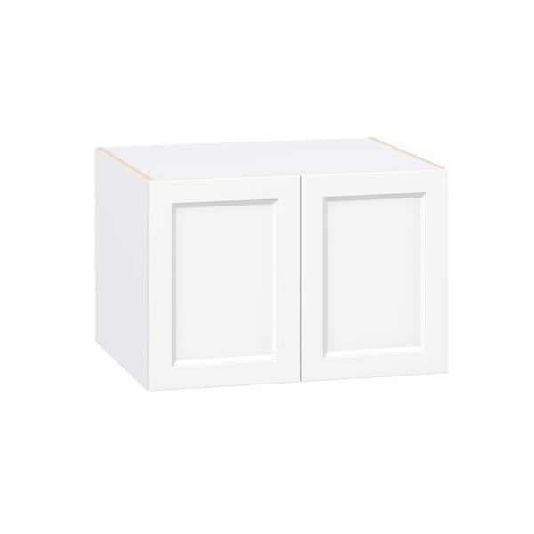 Laramie 30 in. W x 24 in. D x 20 in. H Assembled Wall Bridge Kitchen Cabinet in Painted Bright White