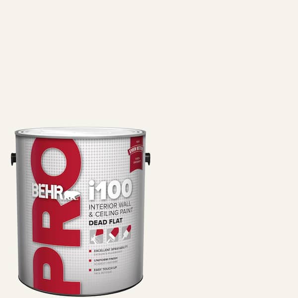 1 gal. #YL-W15 Polar Bear Dead Flat Interior Paint