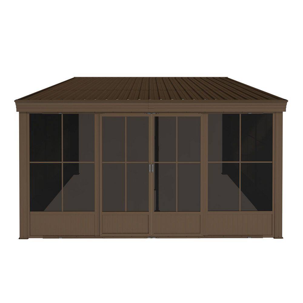 10 ft. x 12 ft. Wall Mounted Sunroom, All-Season Solarium with Detachable Windows and Lockable Sliding Door price history on PriceWatchPro