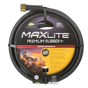 MAXLite Premium Rubber+ 5/8 in. x 25 ft. Heavy Duty Hose