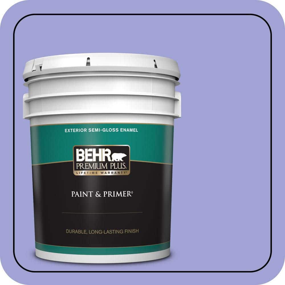 5 gal. #P550-4 Water Hyacinth Semi-Gloss Enamel Exterior Paint & Primer price history on PriceWatchPro