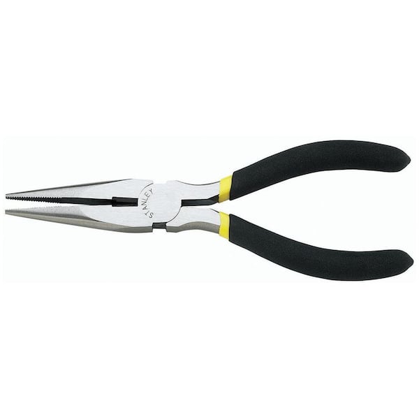 Stanley FatMax 6-3/8 in. Bent Long Nose Plier with Cutter 89-871 - The Home  Depot