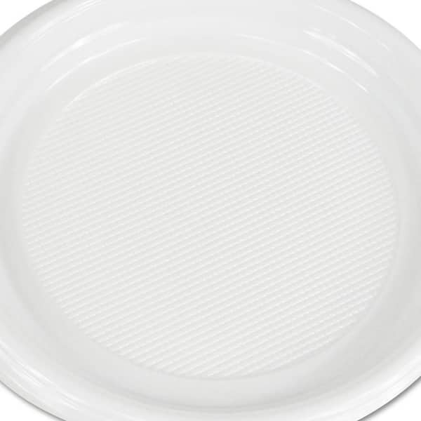  Basic Paper Dinnerware, Plates, White, 8.5 Diameter,  125/Pack, Sold as 125 Each : Health & Household