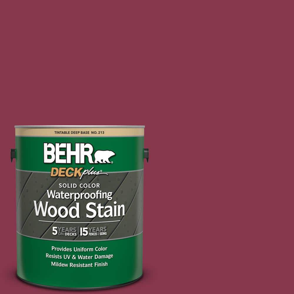 1 gal. #PPU1-12 Bolero Solid Color Waterproofing Exterior Wood Stain