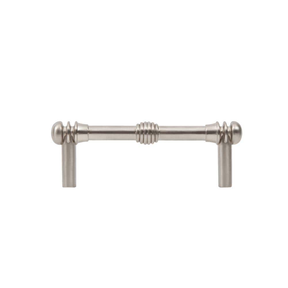 Charlotte 4" Satin Nickel Bar Pull with Mounting Hardware