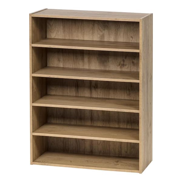 IRIS Ash Brown 5-Tier Multi-Purpose Organizer Shelf (23.14 in. L x 11.63 in. W x 31.51 in. H)