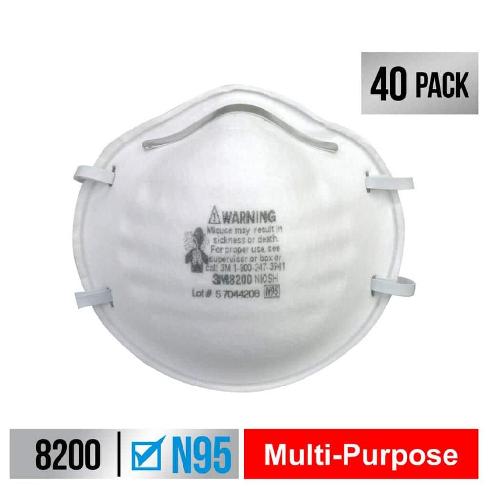 N95 Sanding and Fiberglass Respirator (40-Pack)