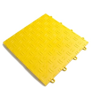 Diamond Yellow 12 in. x 12 in. x 0.5 in. Modular Garage Flooring Tile 48 pack (Covers 48 sq. ft.)