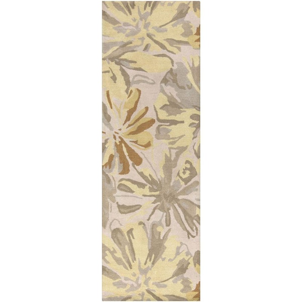 Artistic Weavers Amaranthus Butter 3 ft. x 12 ft. Indoor Runner Rug