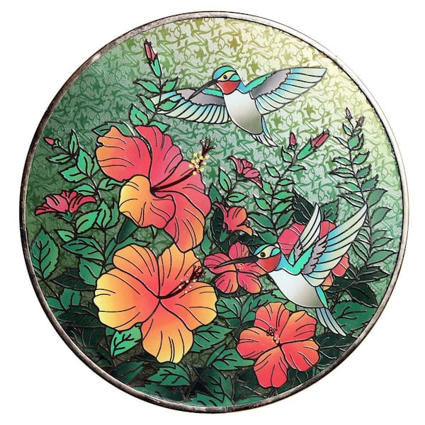 Clihome 12 in. Suncatcher with Hummingbird Trim
