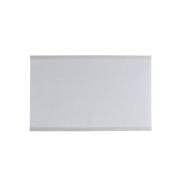 16 in. x 10 in. Off White Hardback Rectangular Lamp Shade