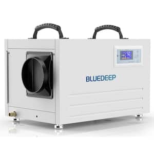 145 pt. 6,000 sq.ft. Bucketless Commercial Dehumidifier in White with Drain Hose, Automatic Defrost