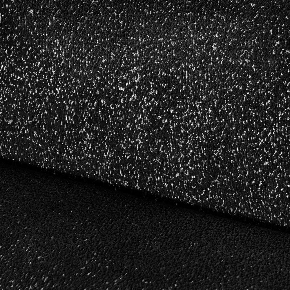 Julia 85 in. Black Boucle Fabric Modern Curved Sofa