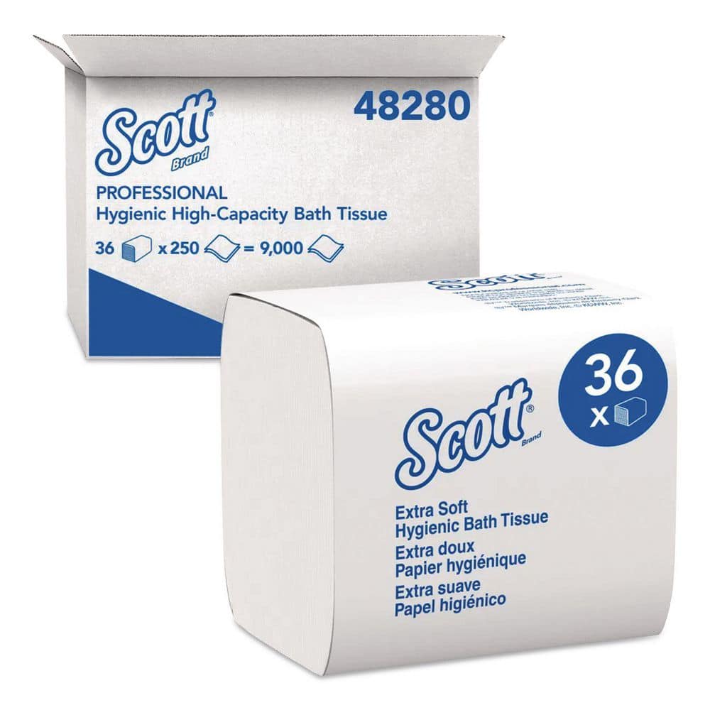 Kleenex Hygienic Bathroom Tissue (250 Sheets/Pack) (Case of 36)