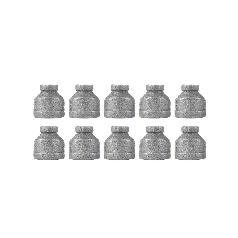 1/2 in. x 1/8 in. Black Iron Reducing Coupling (10-Pack) price history on PriceWatchPro