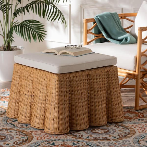 Opalhouse Mojave fashion rattan ottoman