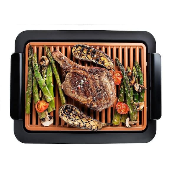 Gotham Steel Smokeless Electric Grill, Portable and Nonstick As Seen on TV
