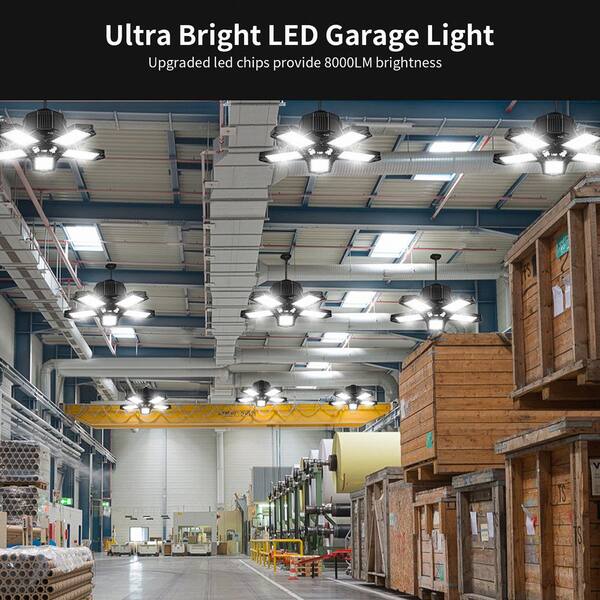 led cluster fixture for garage