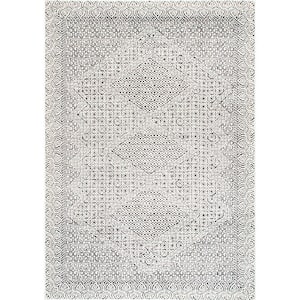 Mozaik Tribal Light Gray 2 ft. x 3 ft. Area Rug