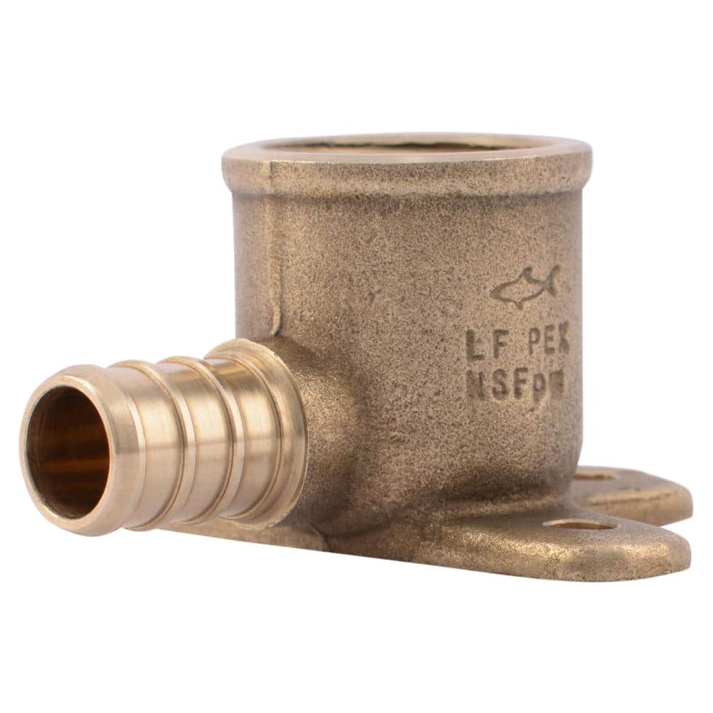 1/2 in. PEX Crimp x 1/2 in. FNPT Brass 90° Female Drop Ear Elbow price history on PriceWatchPro