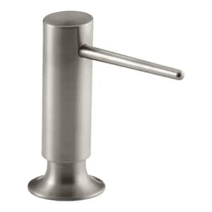 Contemporary Design Soap/Lotion Dispenser in Vibrant Brushed Nickel