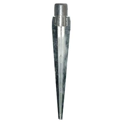 IS-600 2-3/8 in. Round Fence Post Anchor (6-Case)