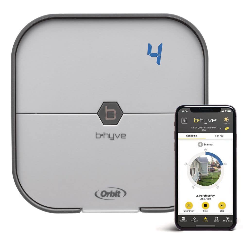 Orbit 4-Zone B-hyve Smart Wi-Fi Indoor Timer 57915 - The Home Depot