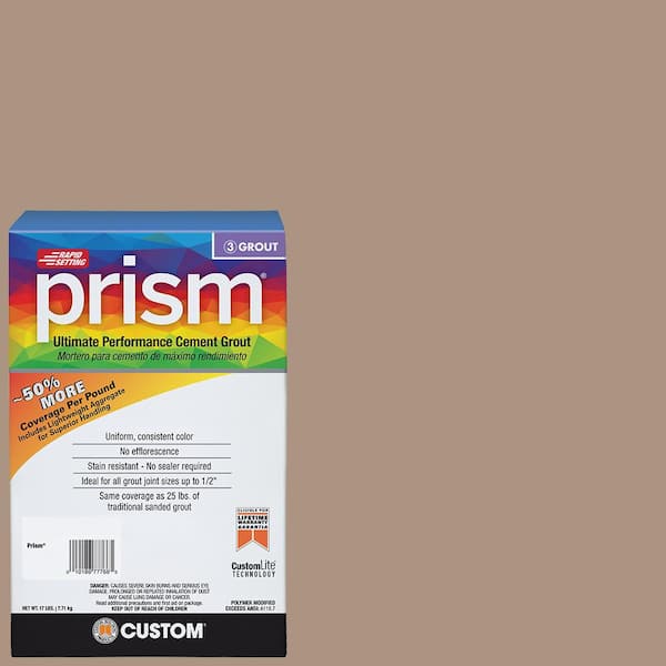 Custom Building Products Prism #135 Mushroom 17 lb. Ultimate Performance Grout