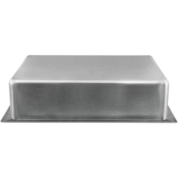 Rectangle, Stainless Steel, 1/16”, brushed #3 Finish, Size: 3x5”