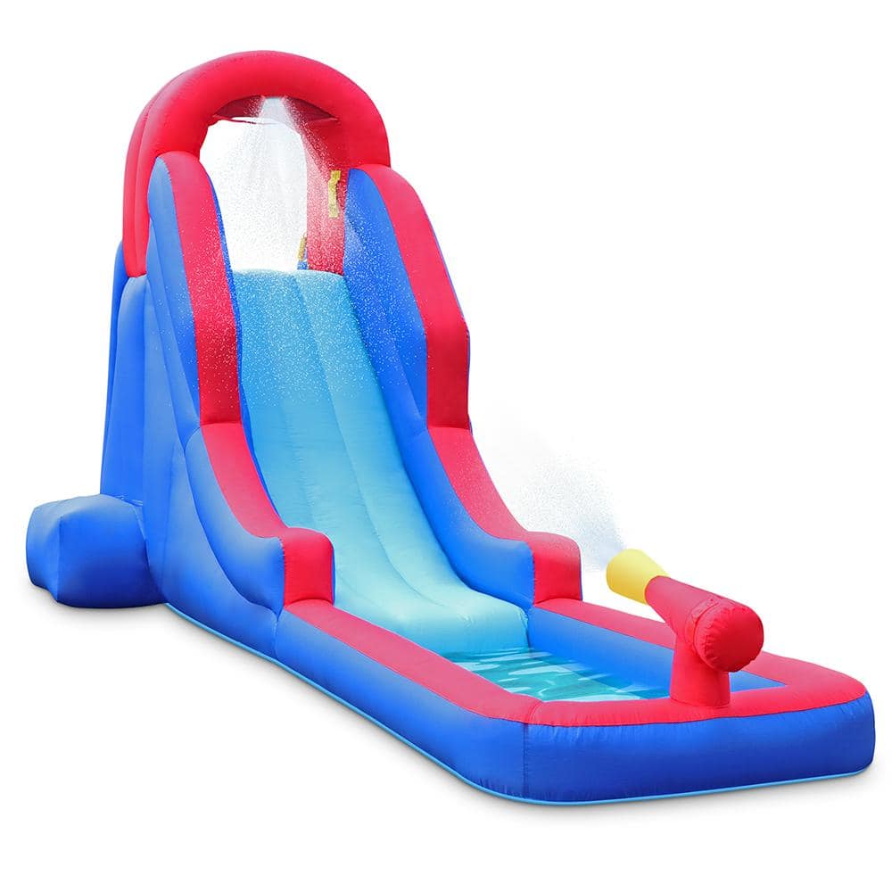 SUNNY & FUN Inflatable Water Slide and Blow up Pool, Kids Water Park for  Backyard SFWTR864 - The Home Depot