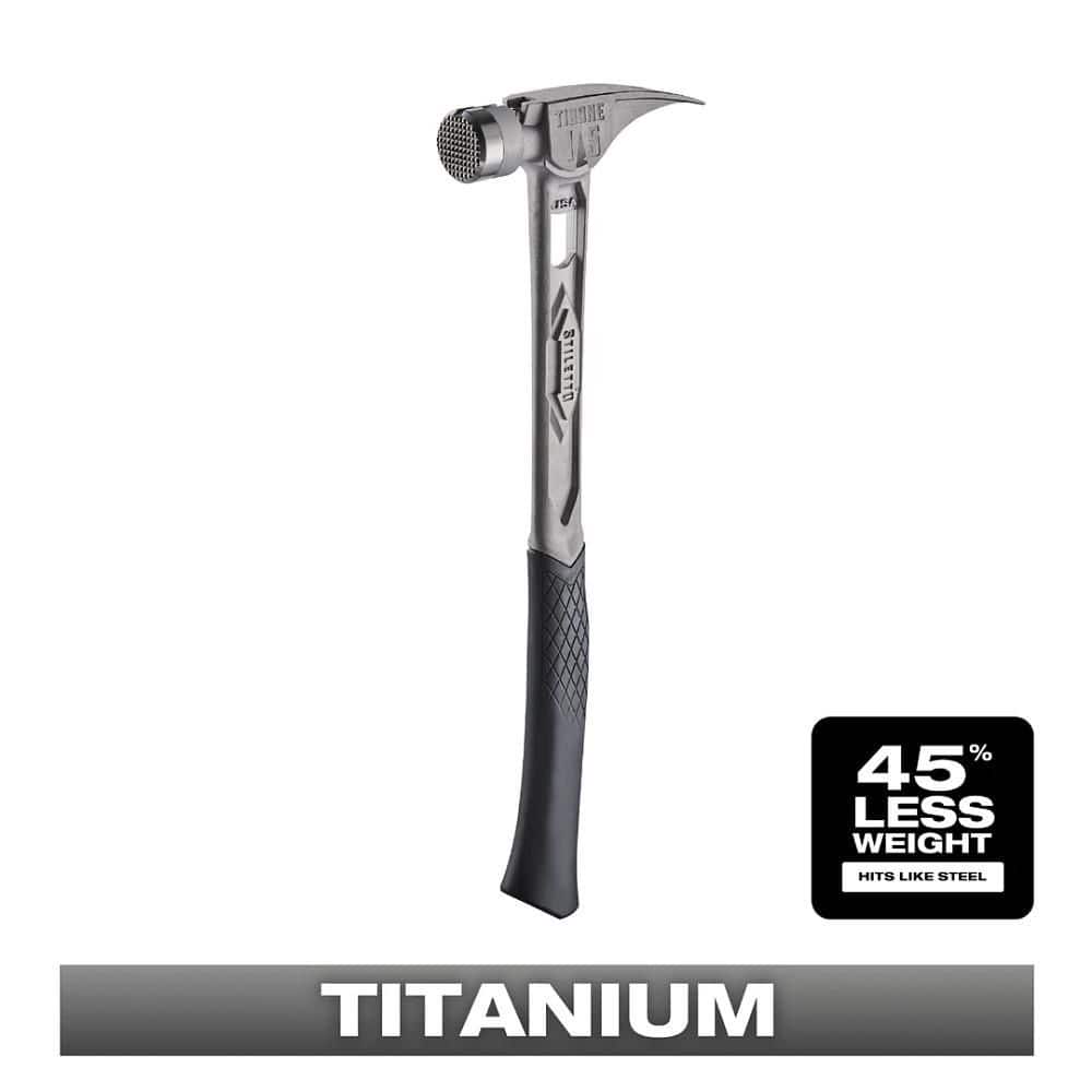 Stiletto 15 oz. TiBone Milled Face with Curved Handle TIB15MC