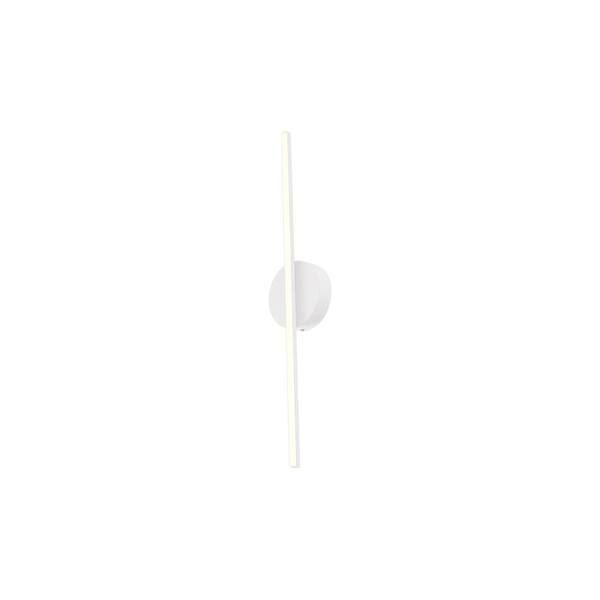 KUZCO Chute 23-in 1 Light 13-Watt White Integrated LED Wall Sconce