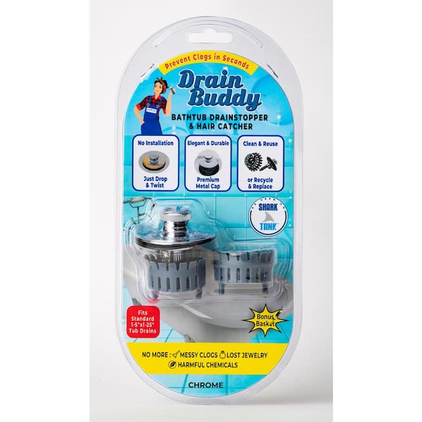 Details about   Easy to Install Clog & Dirt Preventing Bathtub Drain Strainer Hair Stopper 1.5"W 