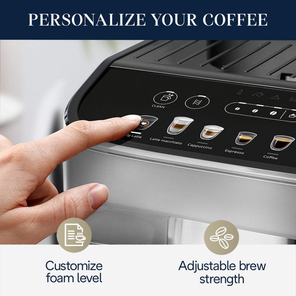 Stainless Steel Espresso Machine - rated 4.519 stars from 578 reviews