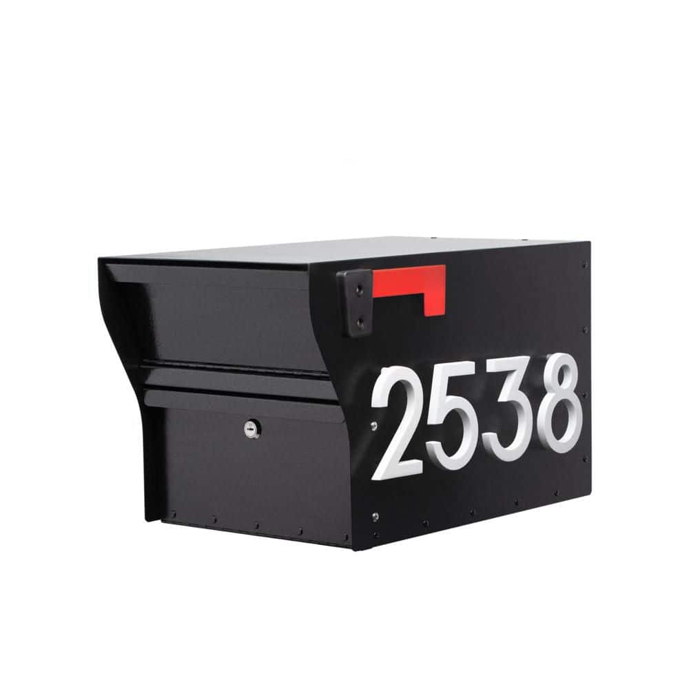 Package: MailVault Mailbox / with Stand-Off Numbers 16109 - The Home Depot
