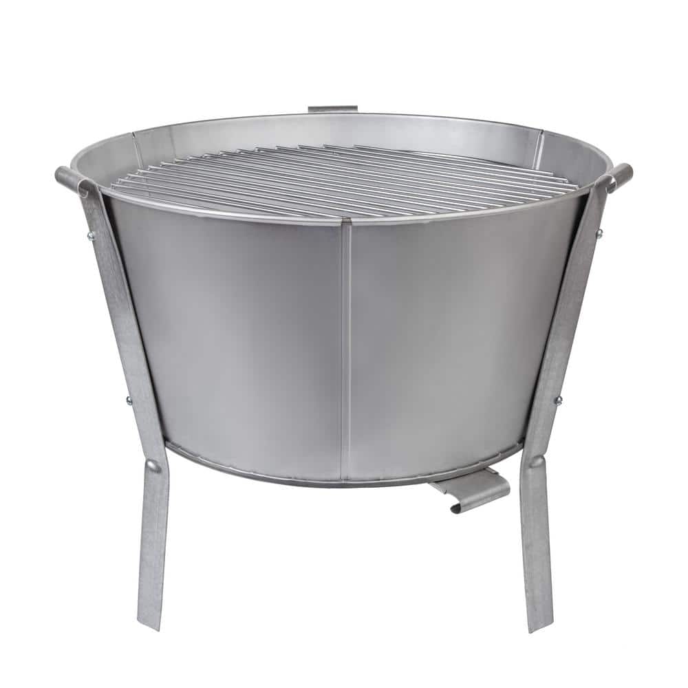 Old Smokey 18" Silver Charcoal Grill with Smoker