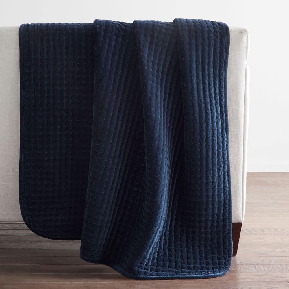 Legends Luxury Tufted Stitch Velvet Navy Throw Blanket price history on PriceWatchPro