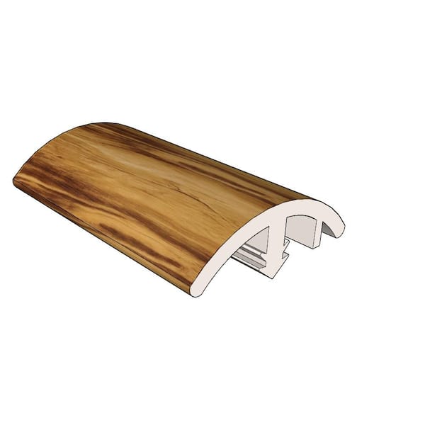 Sequoia 0.51 in. Thick x 1.42 in. Wide x 72.05 in. Length Vinyl Overlap Reducer Molding