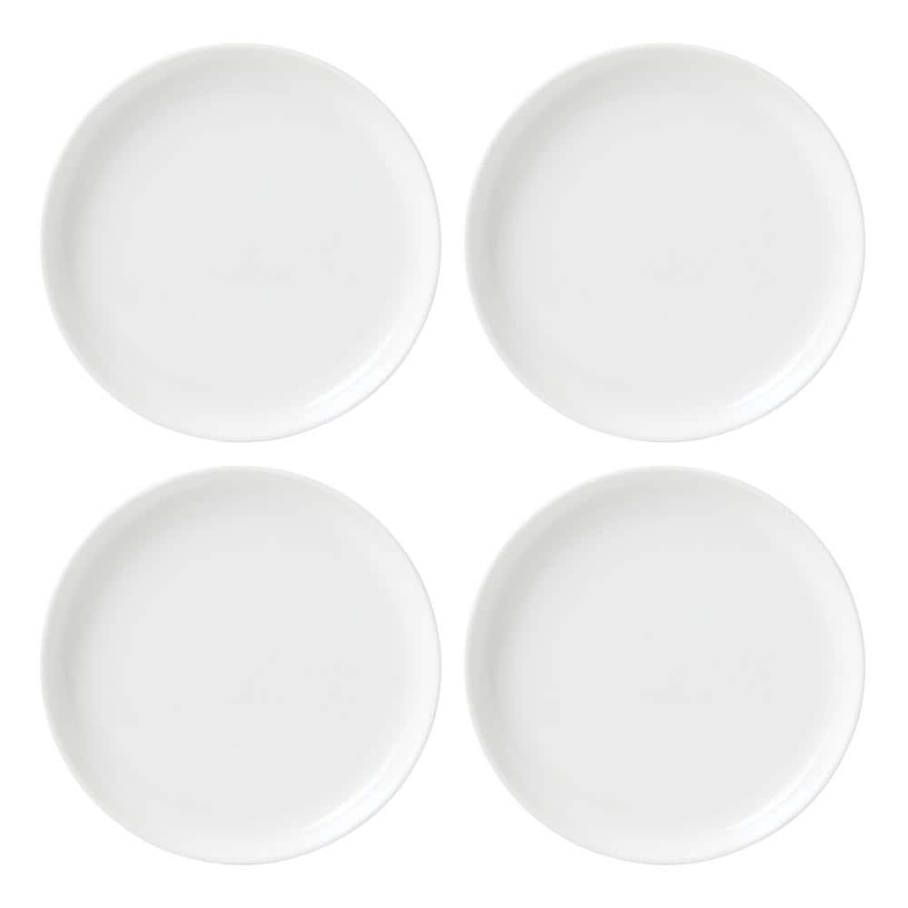 White Porcelain 12-Piece Dinnerware Set for Four