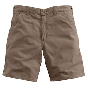 Men's Regular 34 Light Brown Cotton Shorts