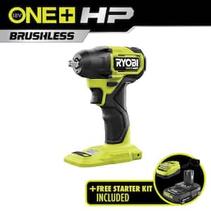 ONE+ HP 18V Brushless Cordless Compact 3/8 in. Impact Wrench with 2.0 Ah Battery and Charger