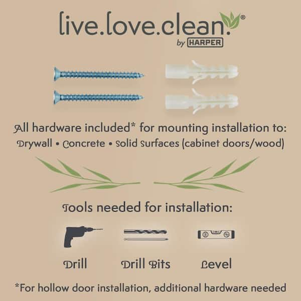 HARPER Live.Love.Clean. 11.85 in. Bamboo Counter Brush and Dustpan Set for  Small Debris 37501500 - The Home Depot