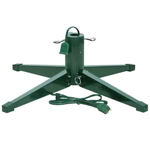 32" Folding Tree Stand with Rolling Wheels for 9'-10' Trees Fits 1.25" Pole 