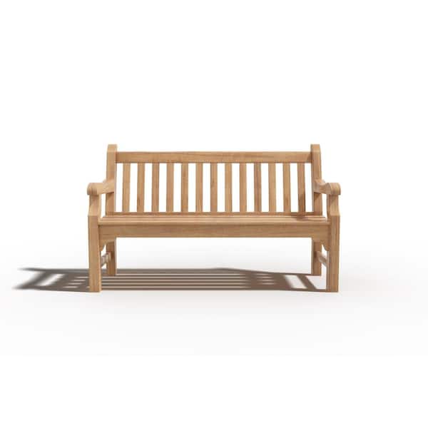 Unbranded Belrose 2-Person Teak Outdoor Bench